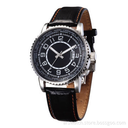 High-quality stainless steel case metal watches in silicone strap, Japan quartz movement, 3ATM